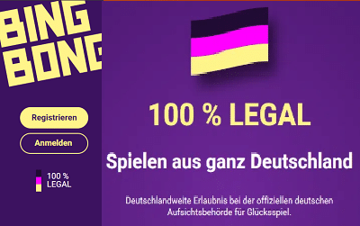 Legales deutsches Online Casino im Bing Bong