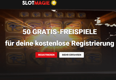 Slotmagie 50 Freispiele ohne Einzahlung